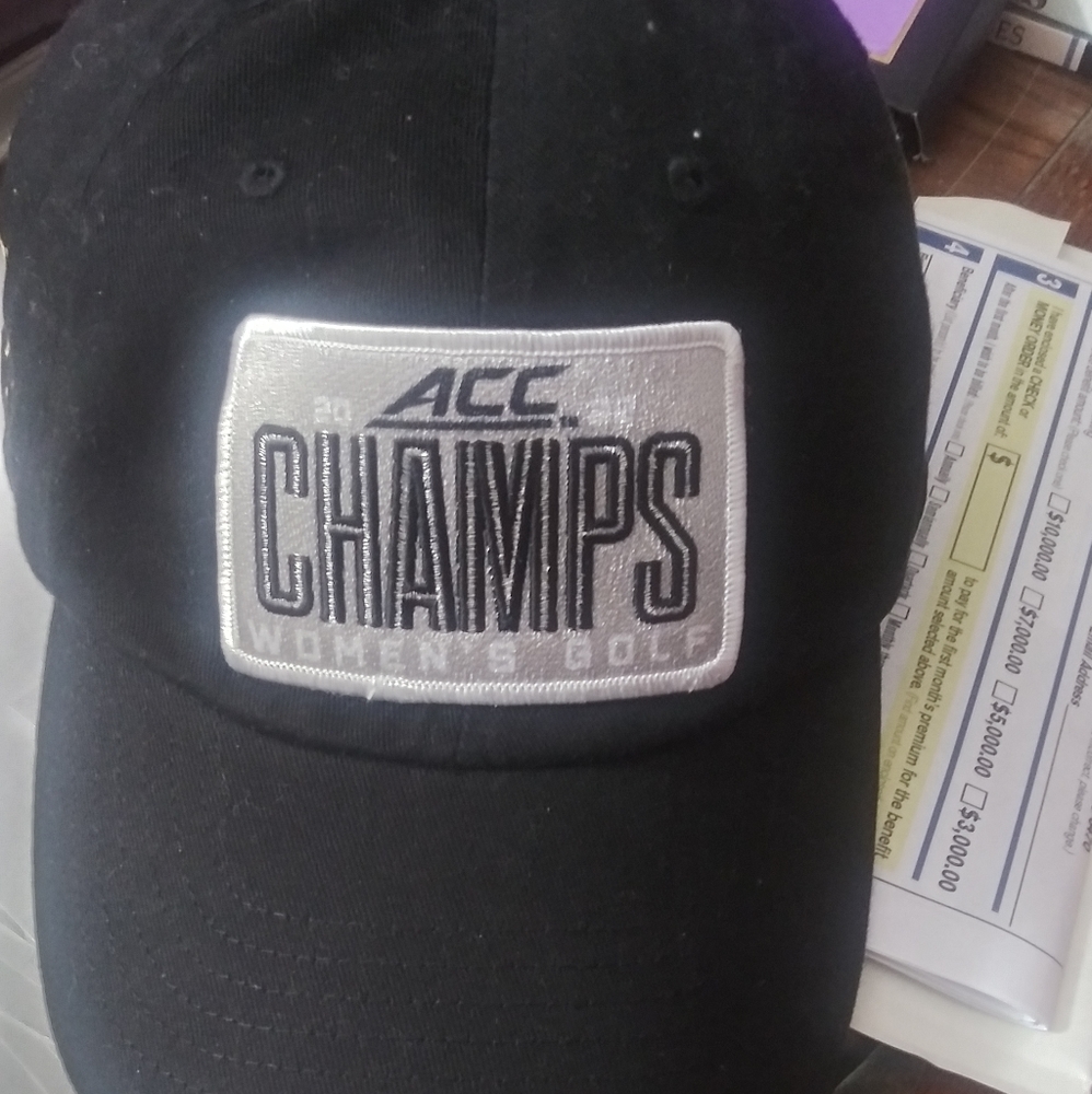 Wake Forest Univ ACC  Champion hat $28. 1size +free W/F hat